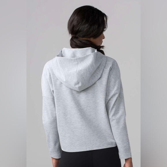 Lululemon Minimal Hoodie Heathered Power Grey - Picture 3 of 13